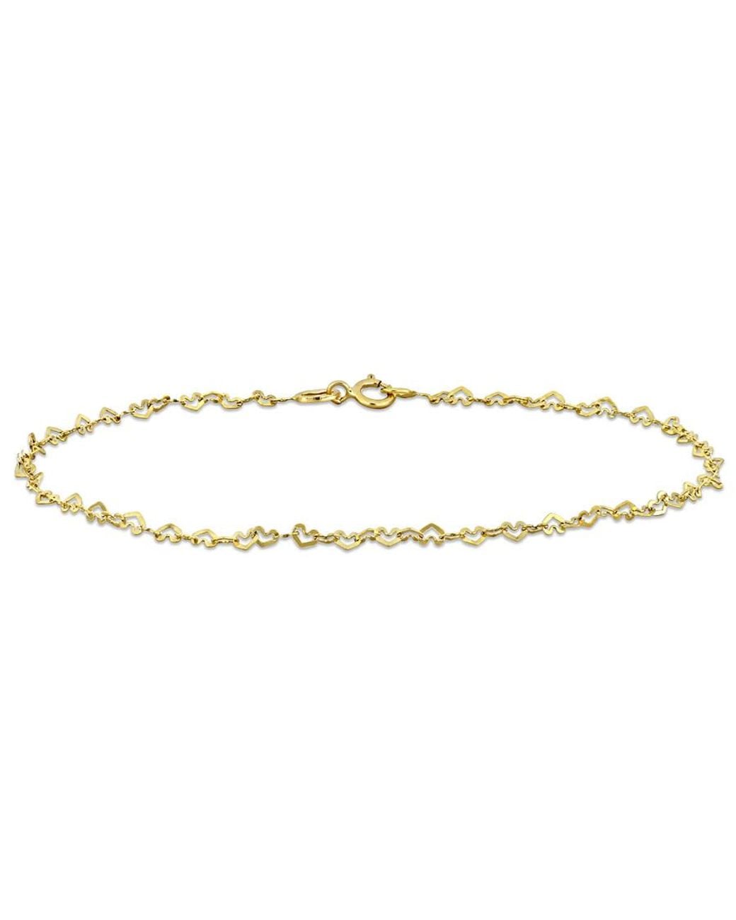 Amour Metallic 2Mm Heart Link Bracelet for men