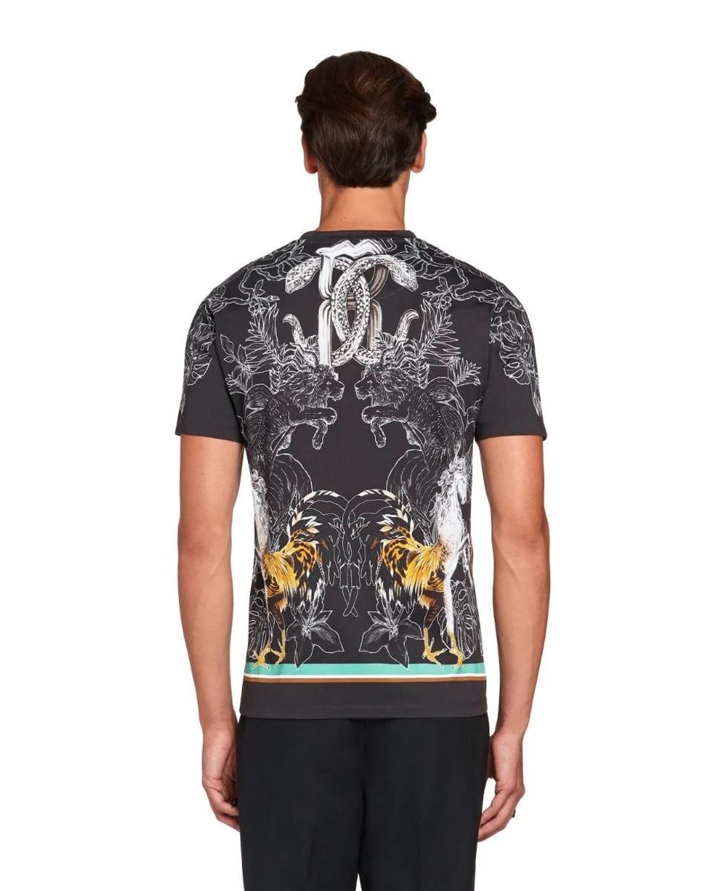 Roberto Cavalli Black Fashion Knt630-3pu27-05000 for men
