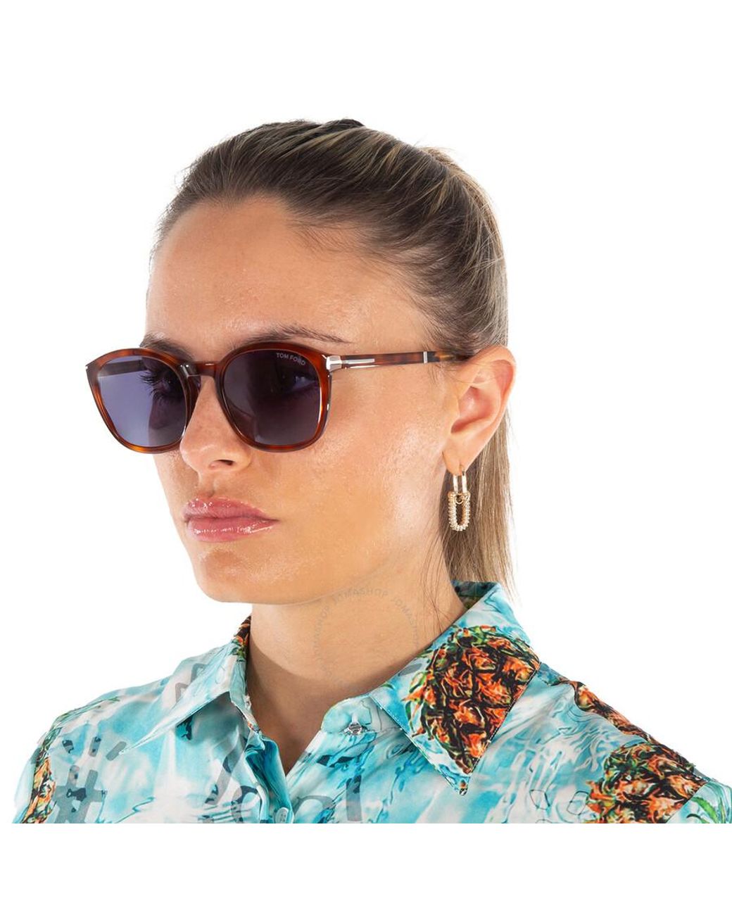Tom Ford Jayson Polarized Smoke Oval Men's Sunglasses FT1020