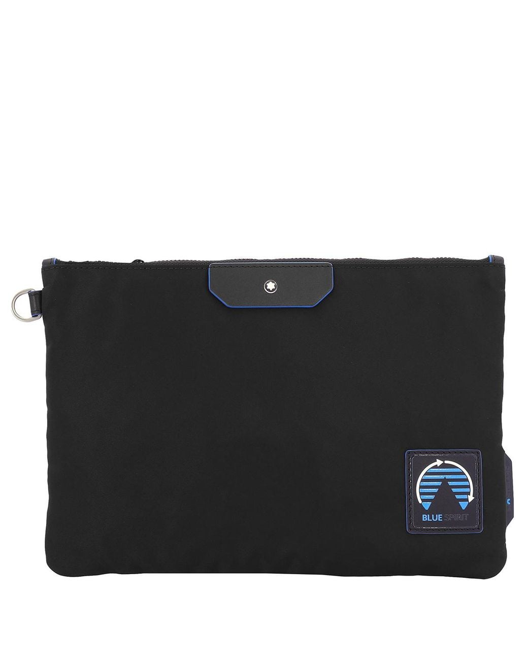 Montblanc Black Nylon Spirit Medium Pouch for men