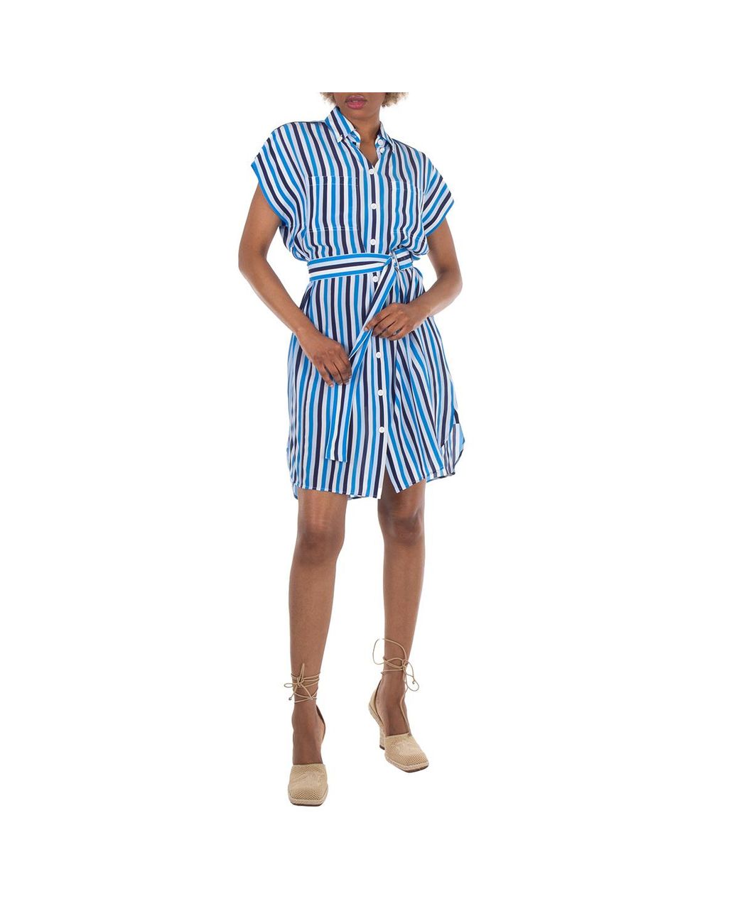Burberry Blue Silk Dress