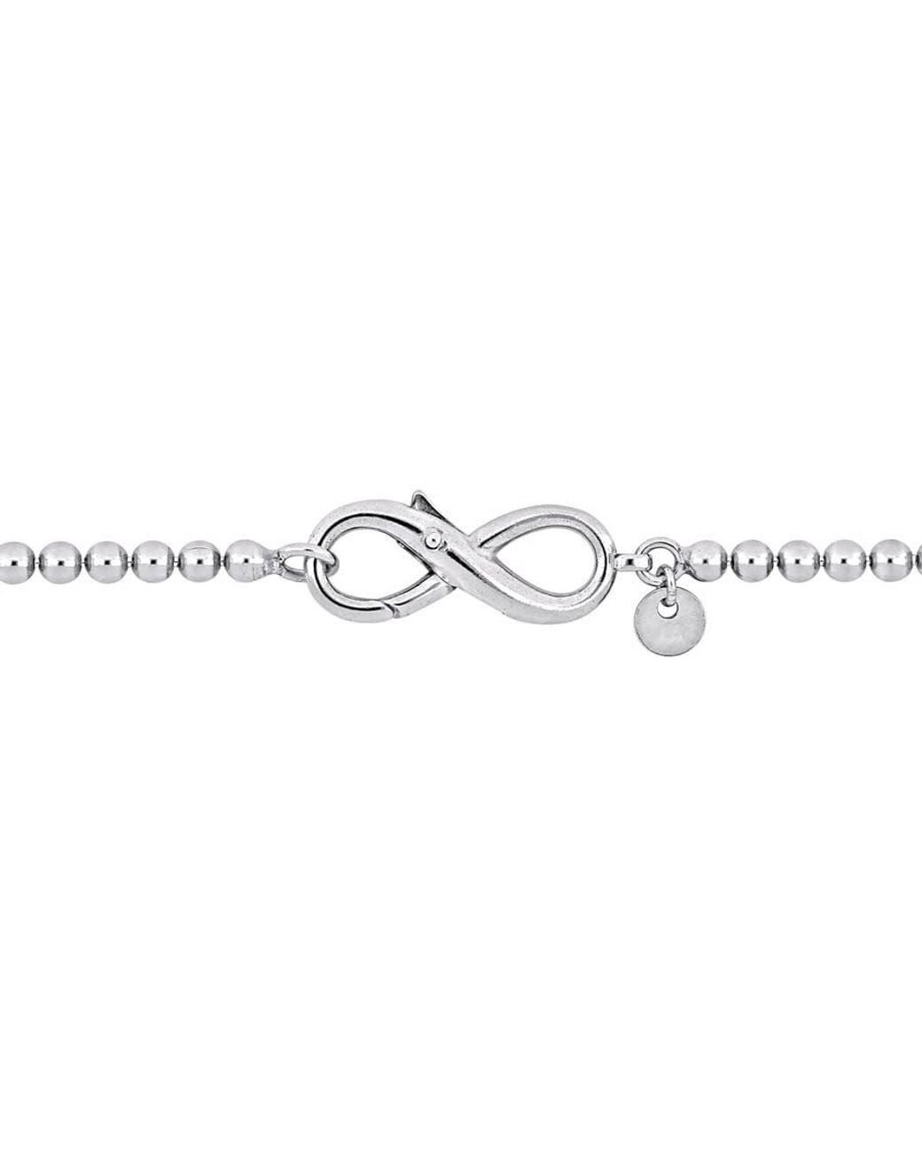 Amour Metallic Bead Link Bracelet