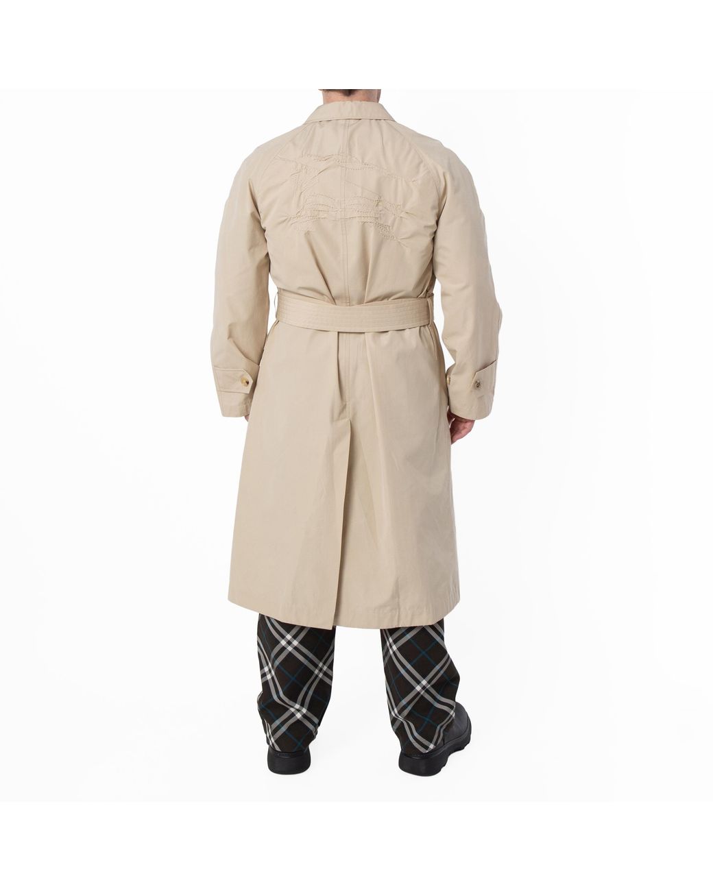 Burberry Natural Single-Breasted Coats for men