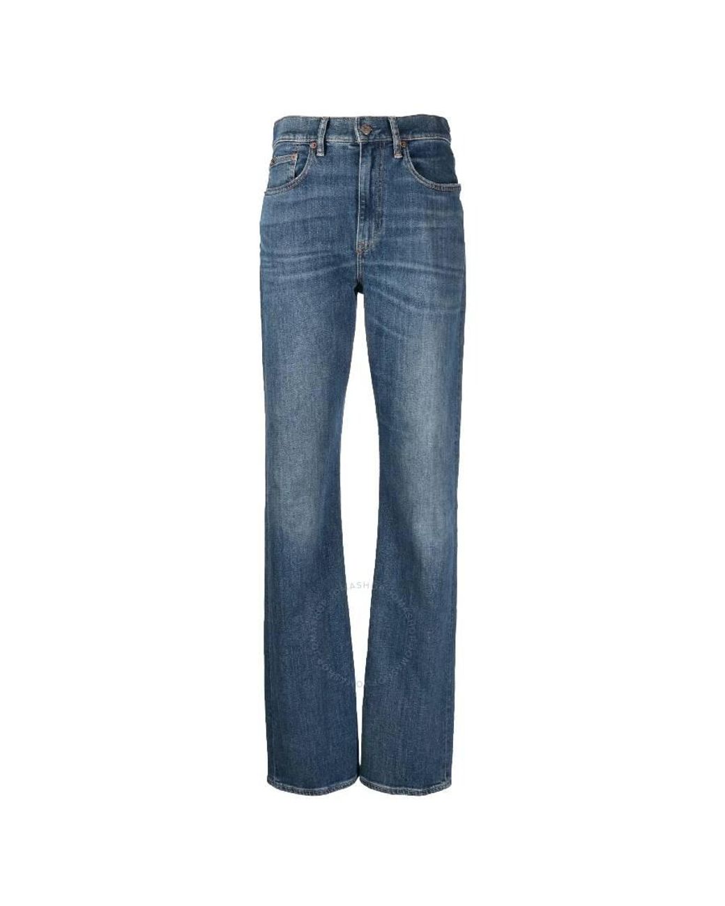 Ralph Lauren Women's Denim Straight Leg Jeans Blue Size 4