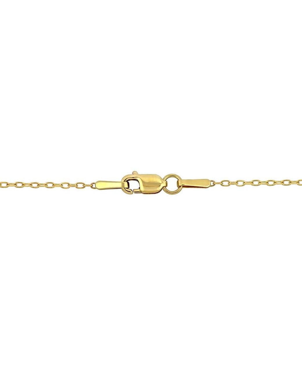 Amour Metallic Puff Heart Necklace