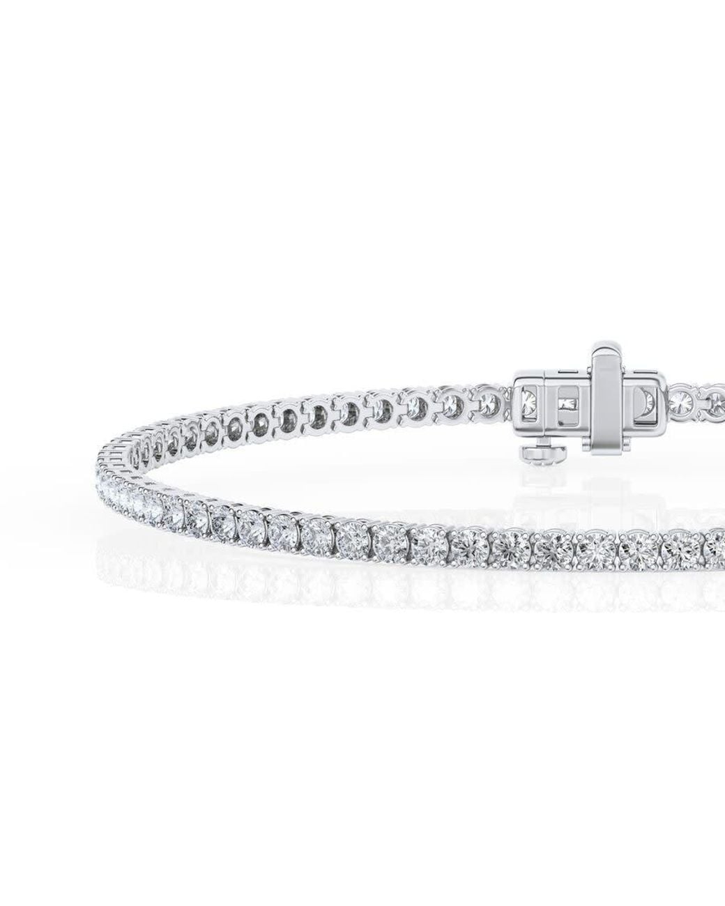 Brilliant Diamond White 5 Ctw Lab Grown Diamond Tennis Bracelet For for men