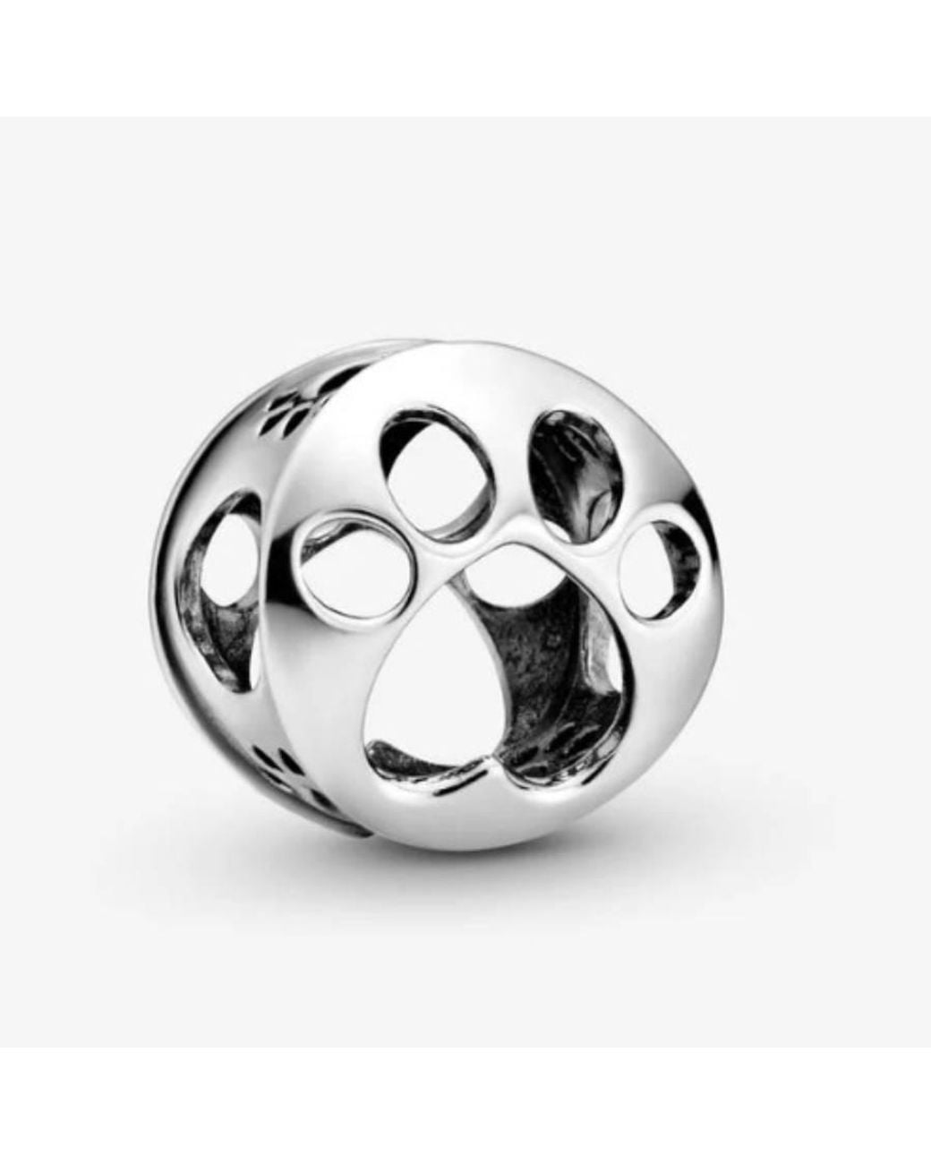 Pandora Metallic Paw Sterling Charm for men