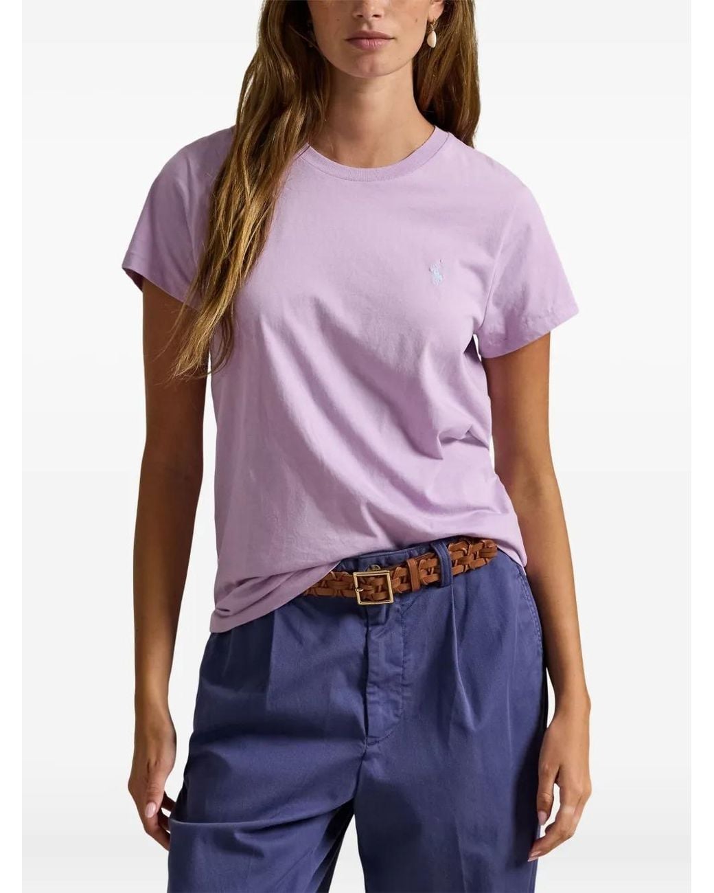Polo Ralph Lauren Purple Polo Pony Classic Fit T-Shirt for men