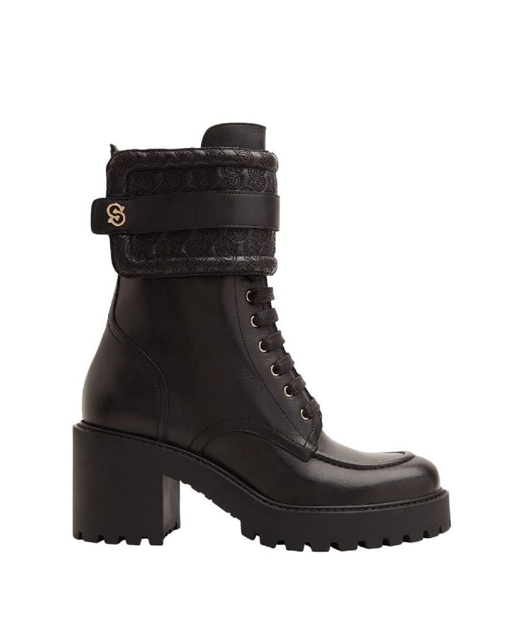 Ferragamo Black Shiraz Leather Boots