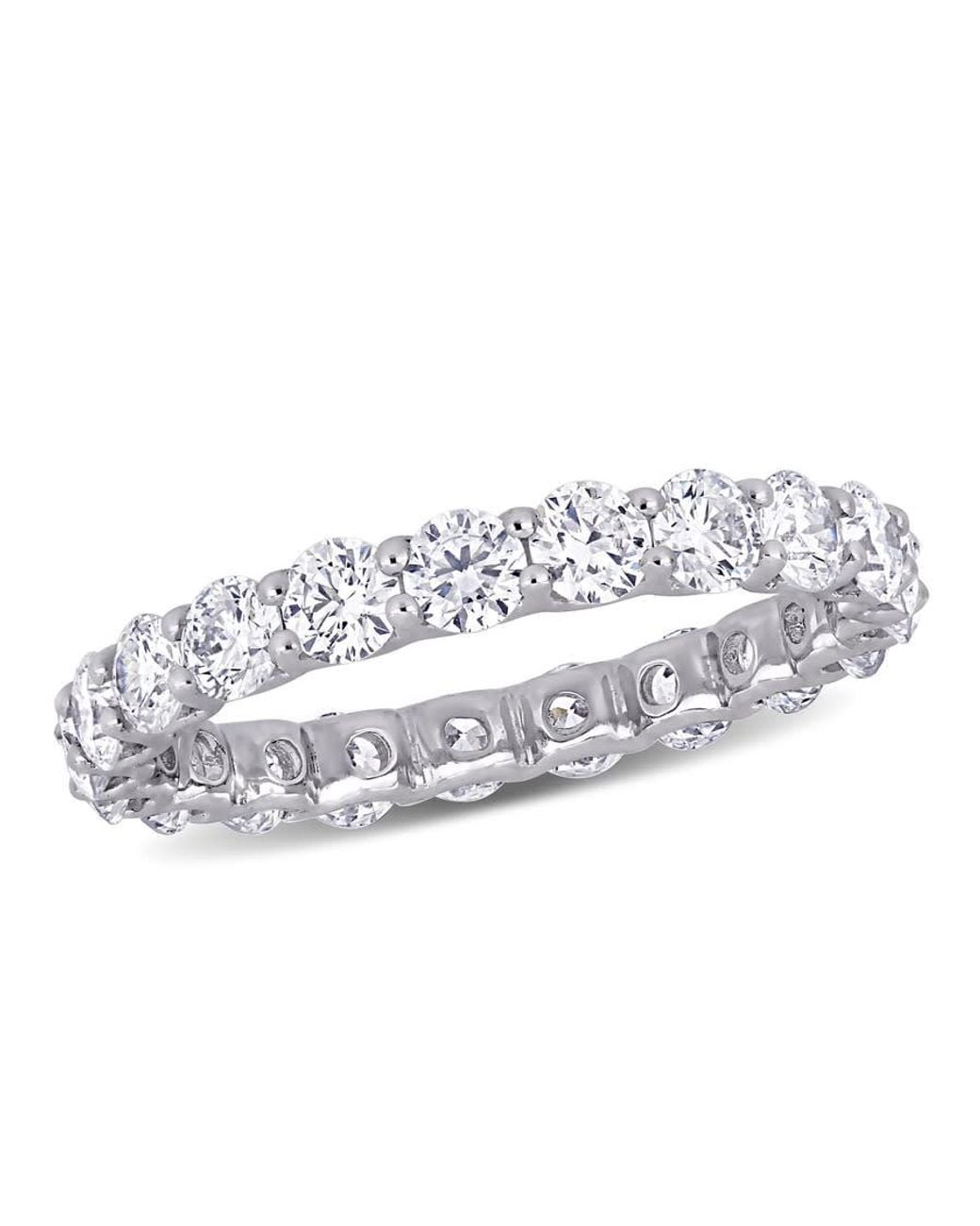 Created Forever Metallic 2 1/5 Ct Tw Lab Created Diamond Eternity Band for men