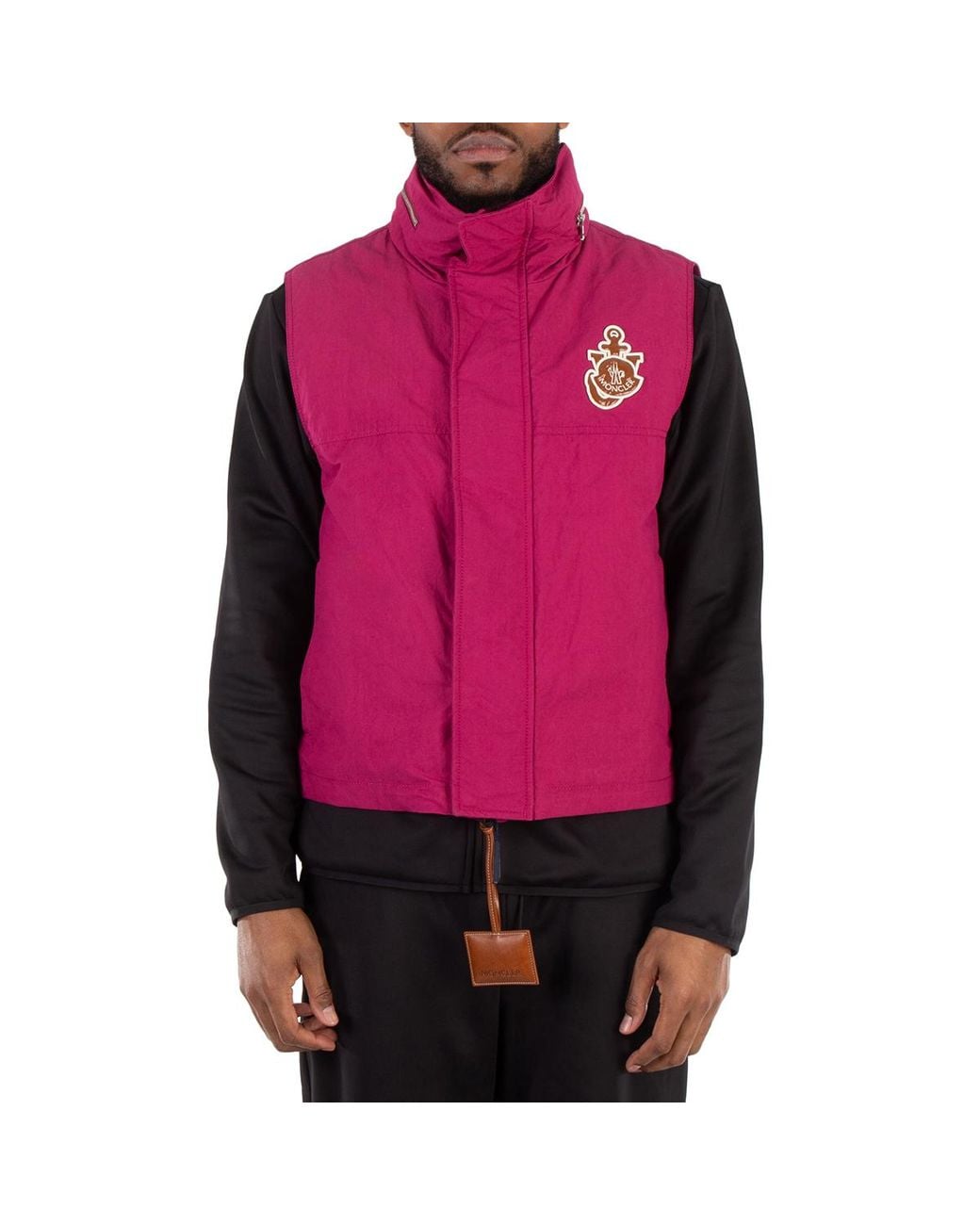 Moncler Pink X Jw Anderson Tryfan Vest, Brand Size 1 (Small) for men