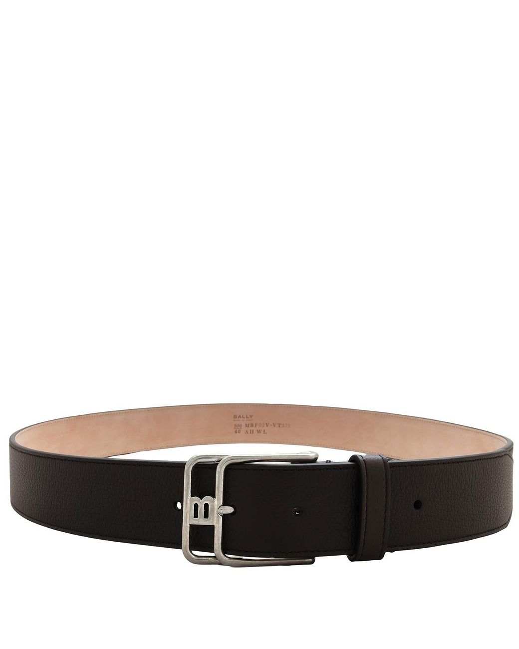 Bally Black Brett 35 Leather Belt, Cm for men