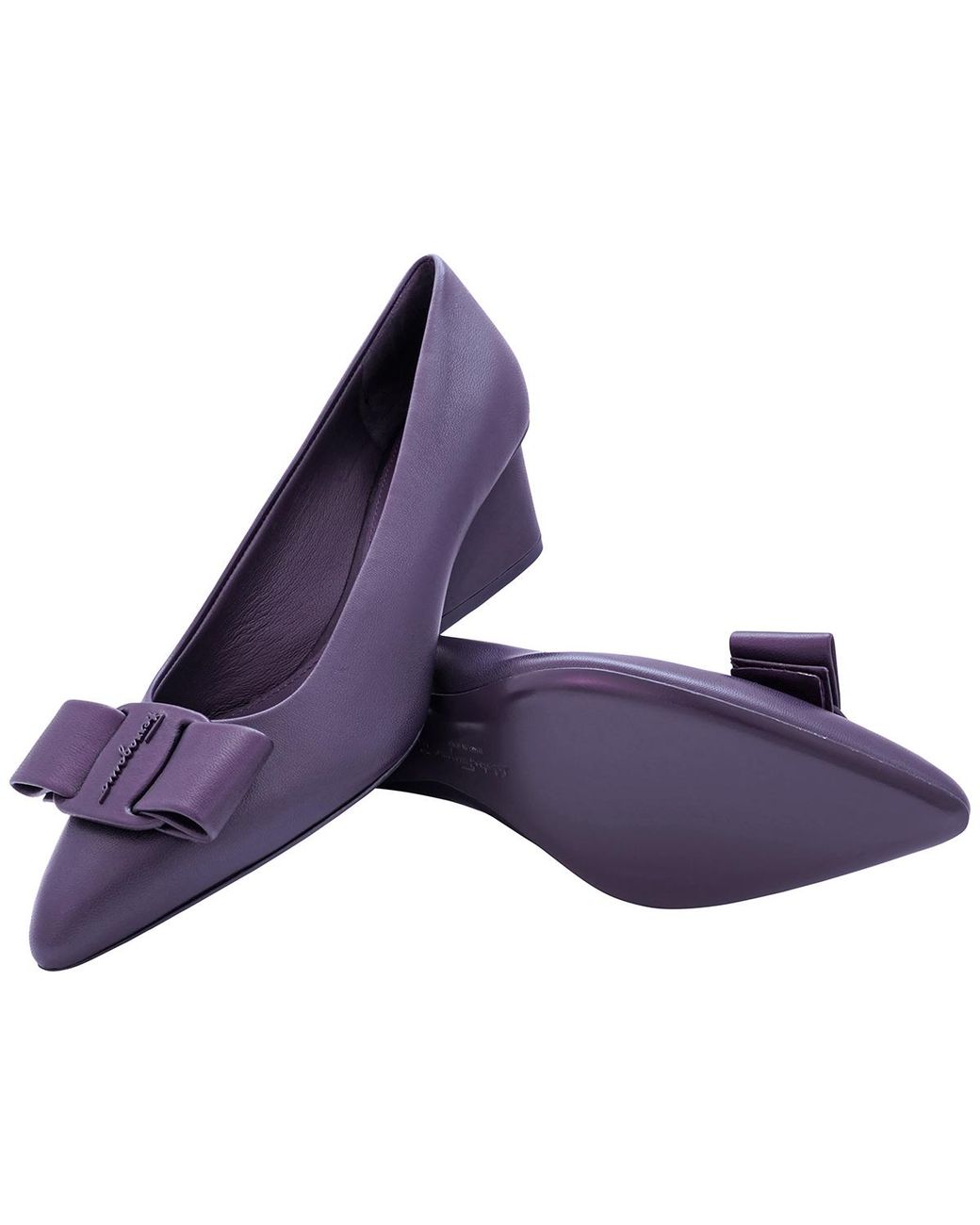 Ferragamo Blue Ladies Heels, Us