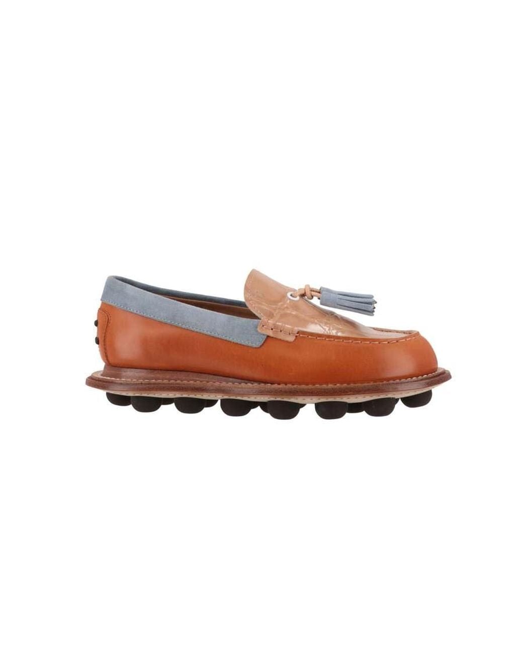 Tod's Brown Multicolored Loafer for men