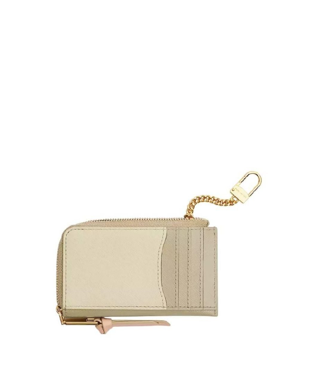 Marc Jacobs Natural Utility Snapshot Top Zip Leather Wallet for men