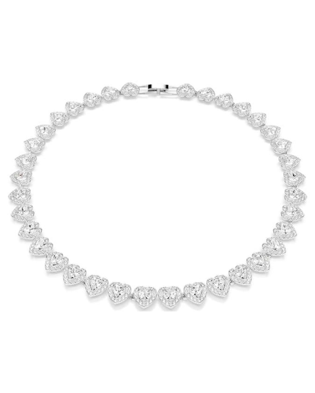 Swarovski Metallic Ariana Grande X Mixed Cuts Tennis Necklace
