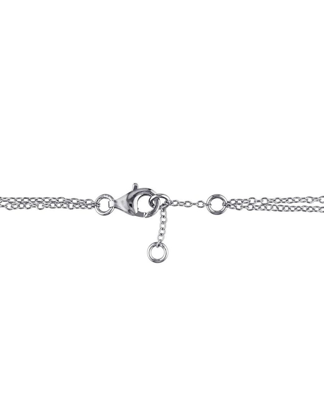 Amour Metallic Diamond Heartbeat Bracelet for men
