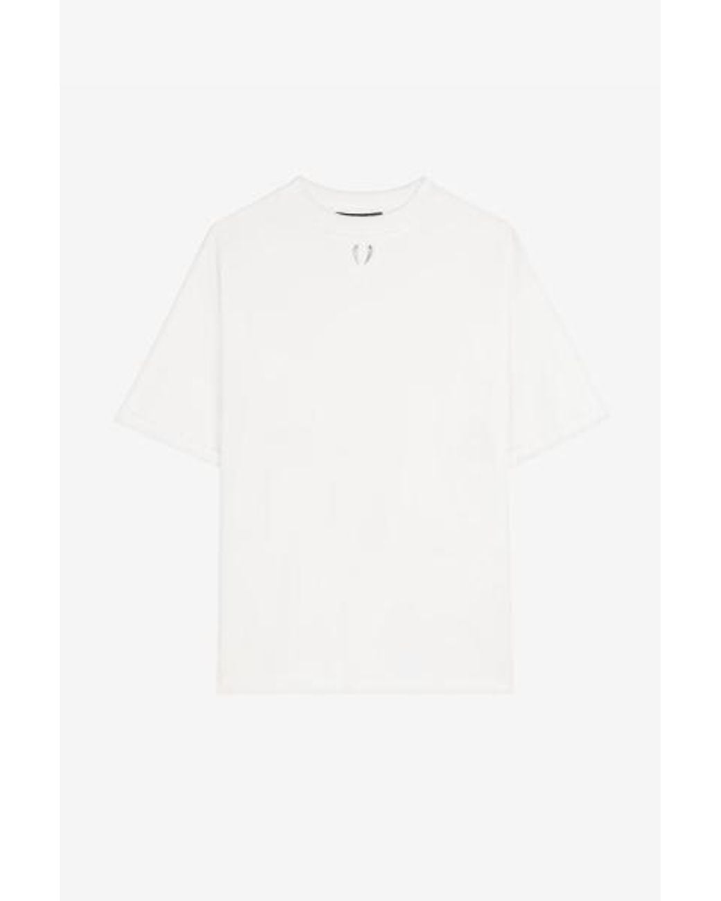 Roberto Cavalli White Cotton Jersey T-Shirt for men
