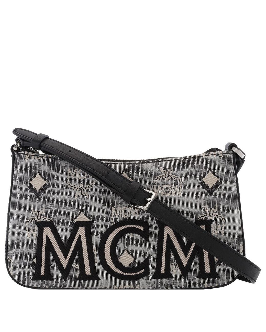 MCM Gray Ladies Mini Shoulder Bag