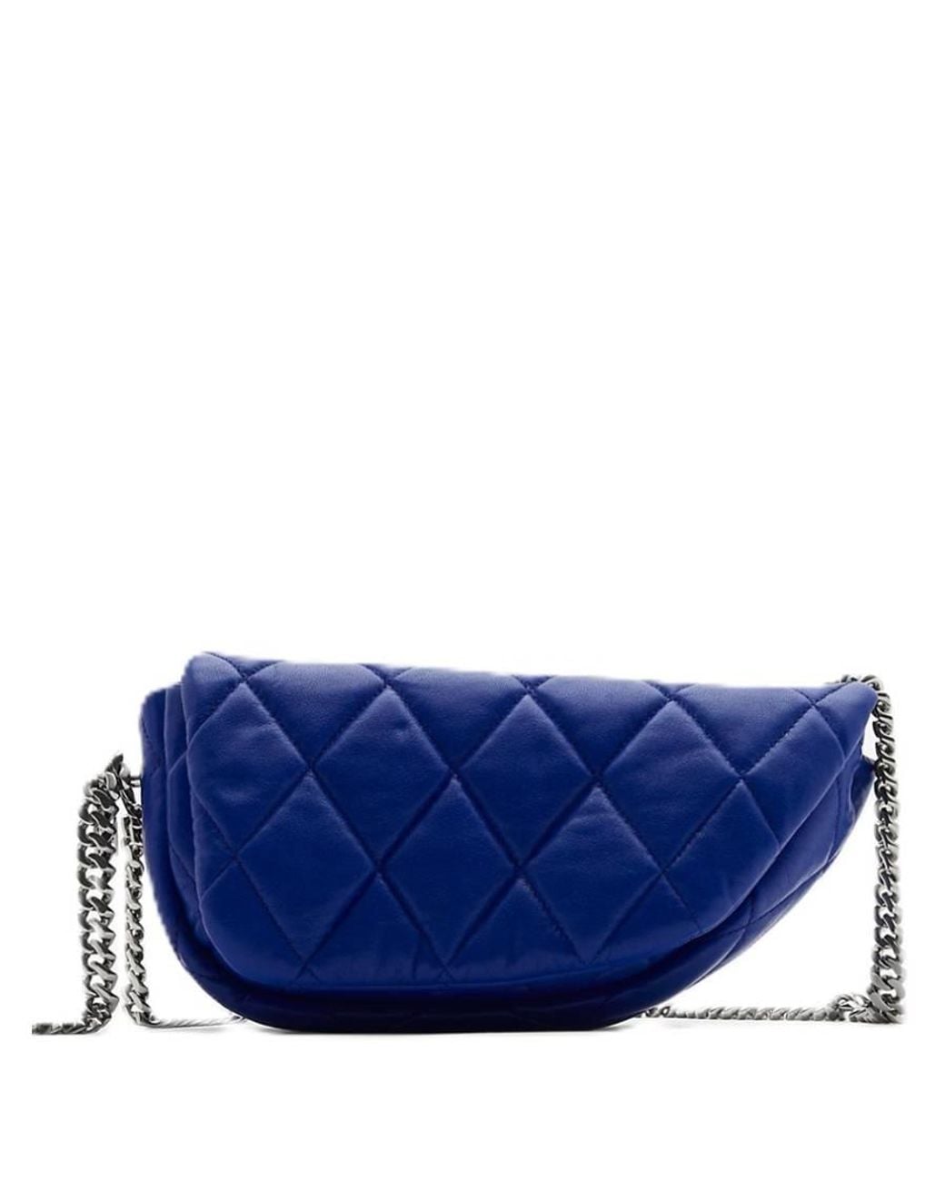 Burberry Blue Shield Lock Shoulder Bag