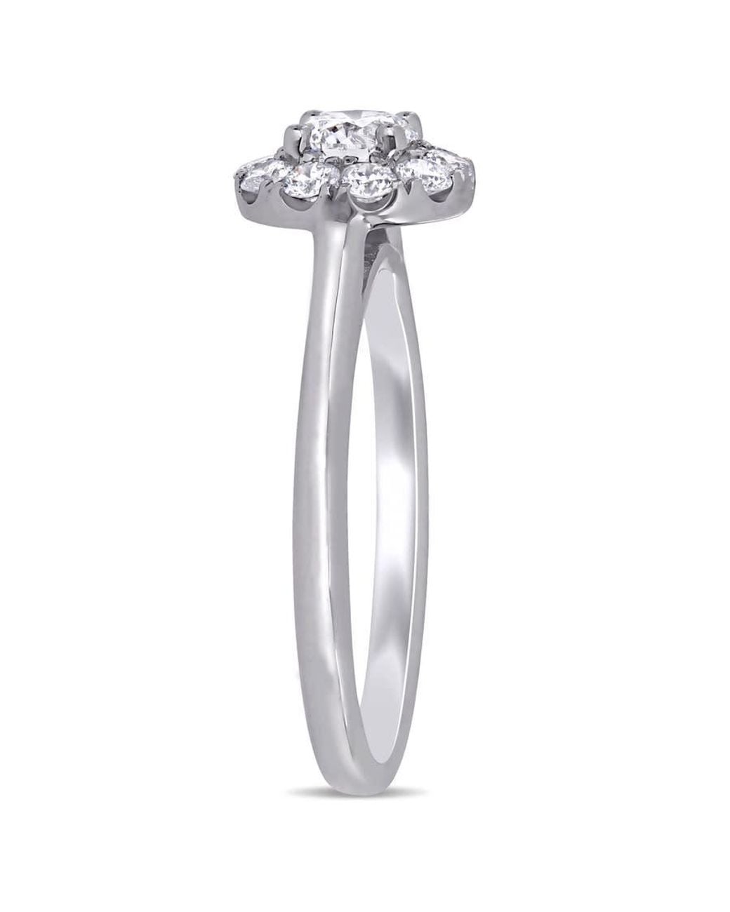 Created Forever Metallic 3/4 Ct Tw Lab Created Diamond Halo Engagement Ring for men