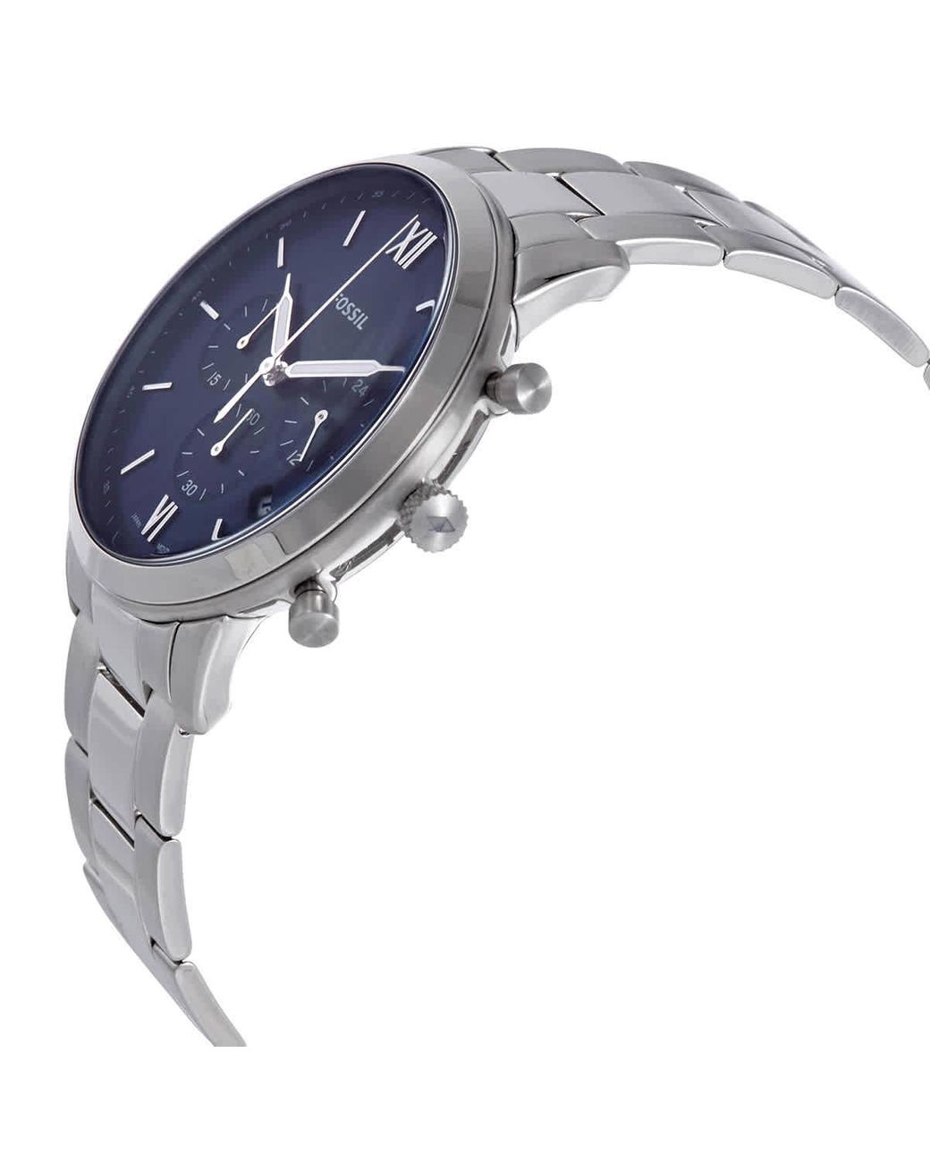 Fossil Neutra Dial Watch Quartz Men Lyst Blue for Chronograph 