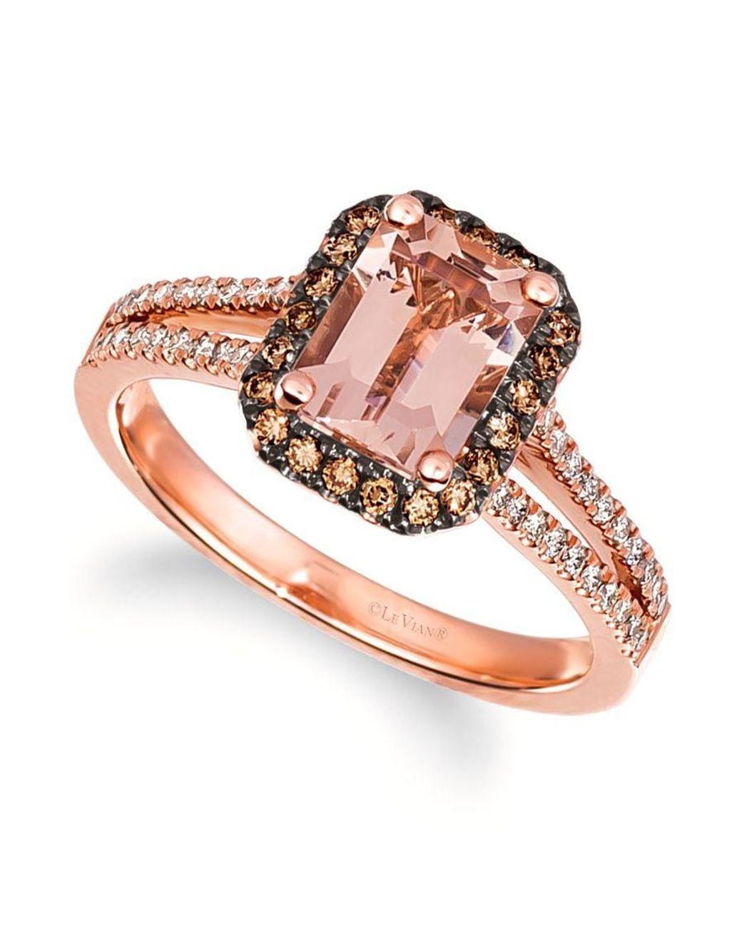 Le Vian Pink Peach Morganite Rings Set for men