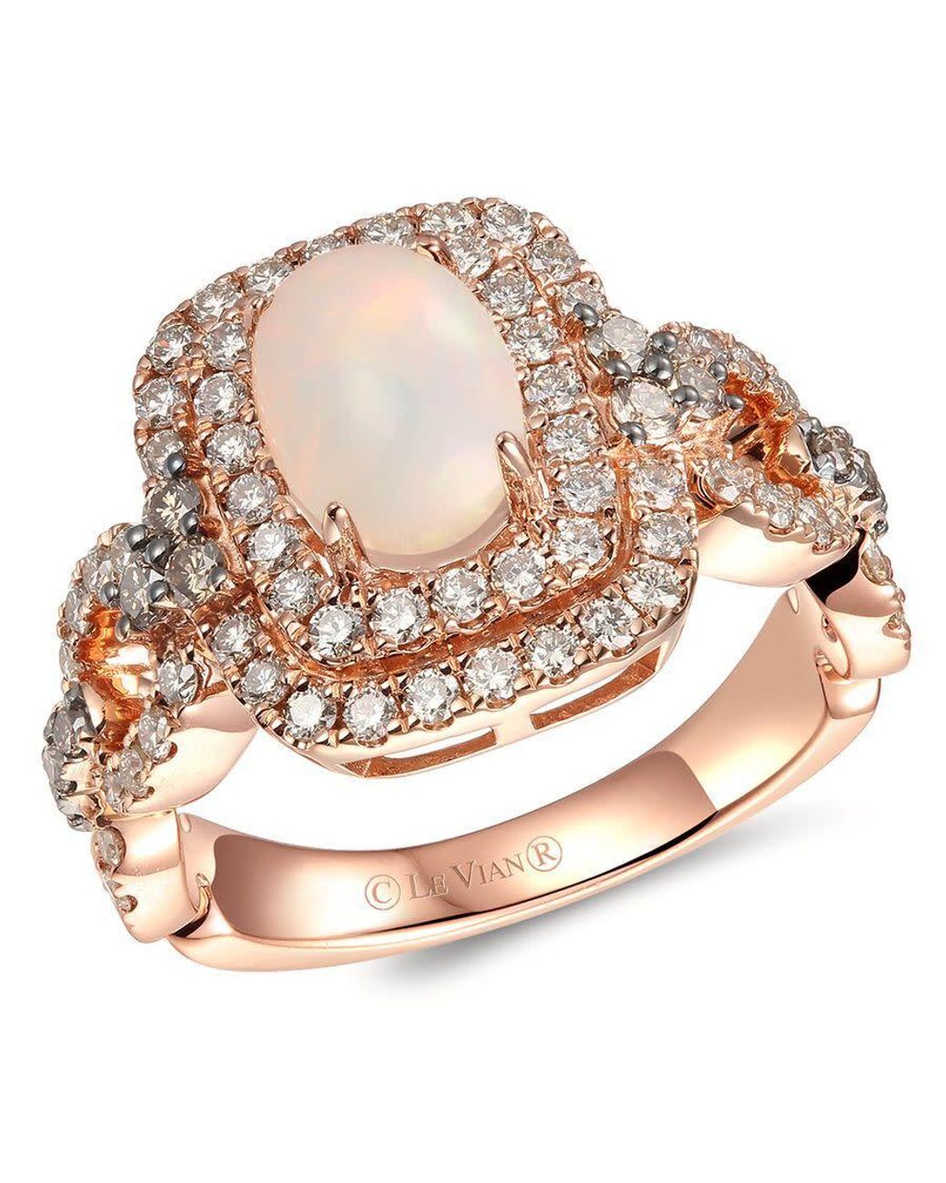 Le Vian Pink Ladies Neopolitan Opal Rings Set for men