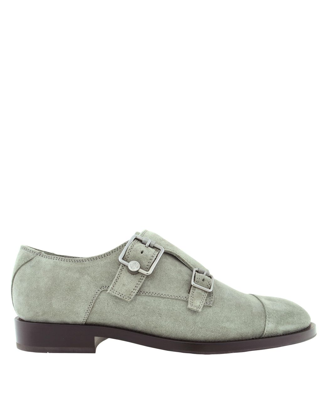 Jimmy Choo Gray Finnion Monkstrap for men