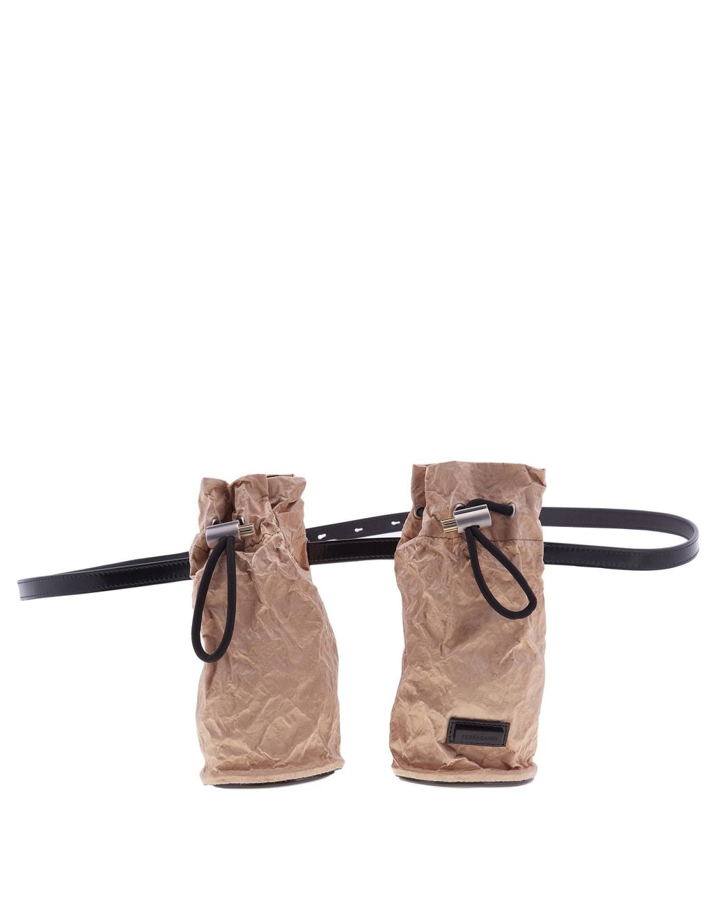 Ferragamo Natural Double-Bottle Belt Bag for men