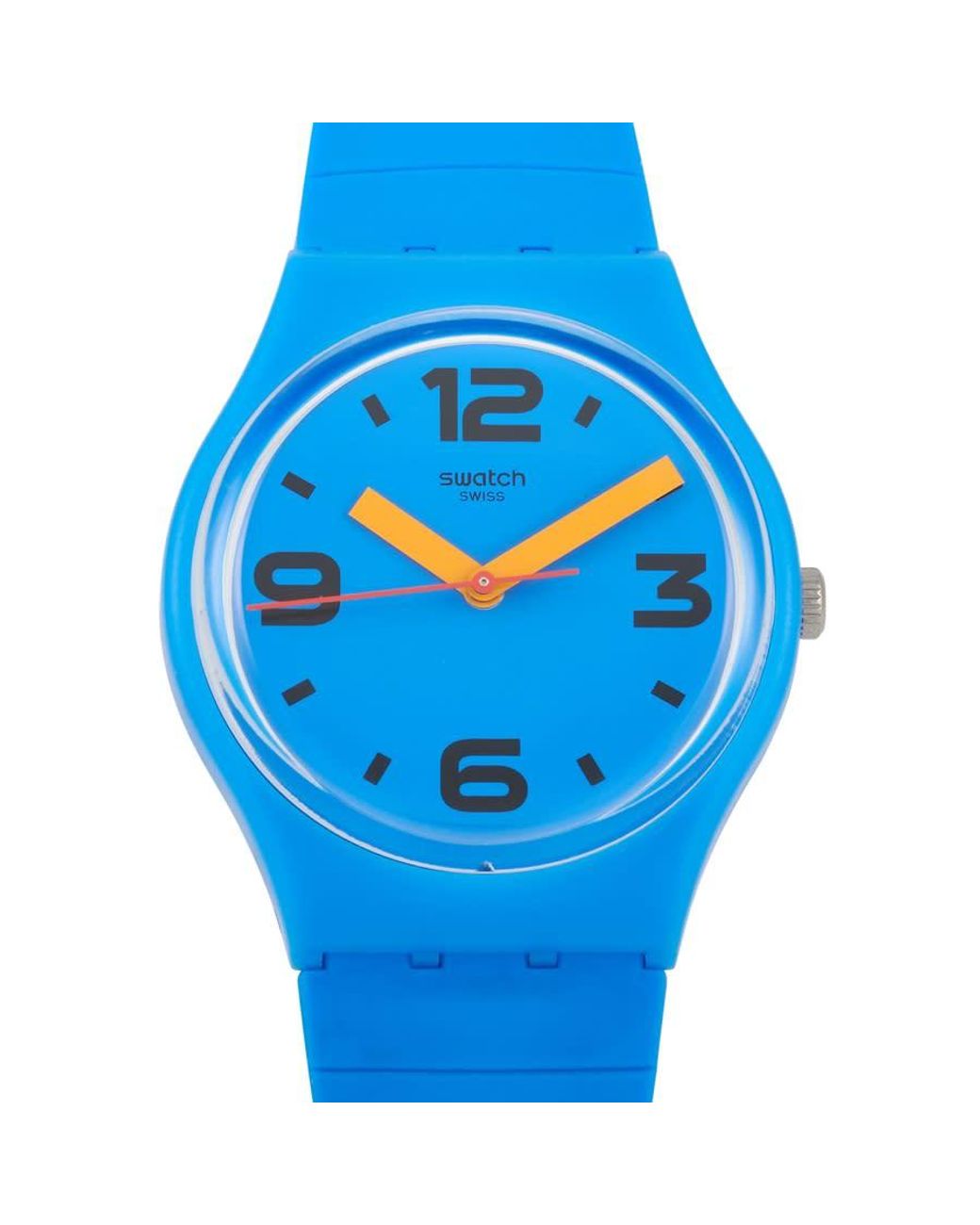 Swatch Pepeblu Quartz Blue Dial Watch | Lyst Canada