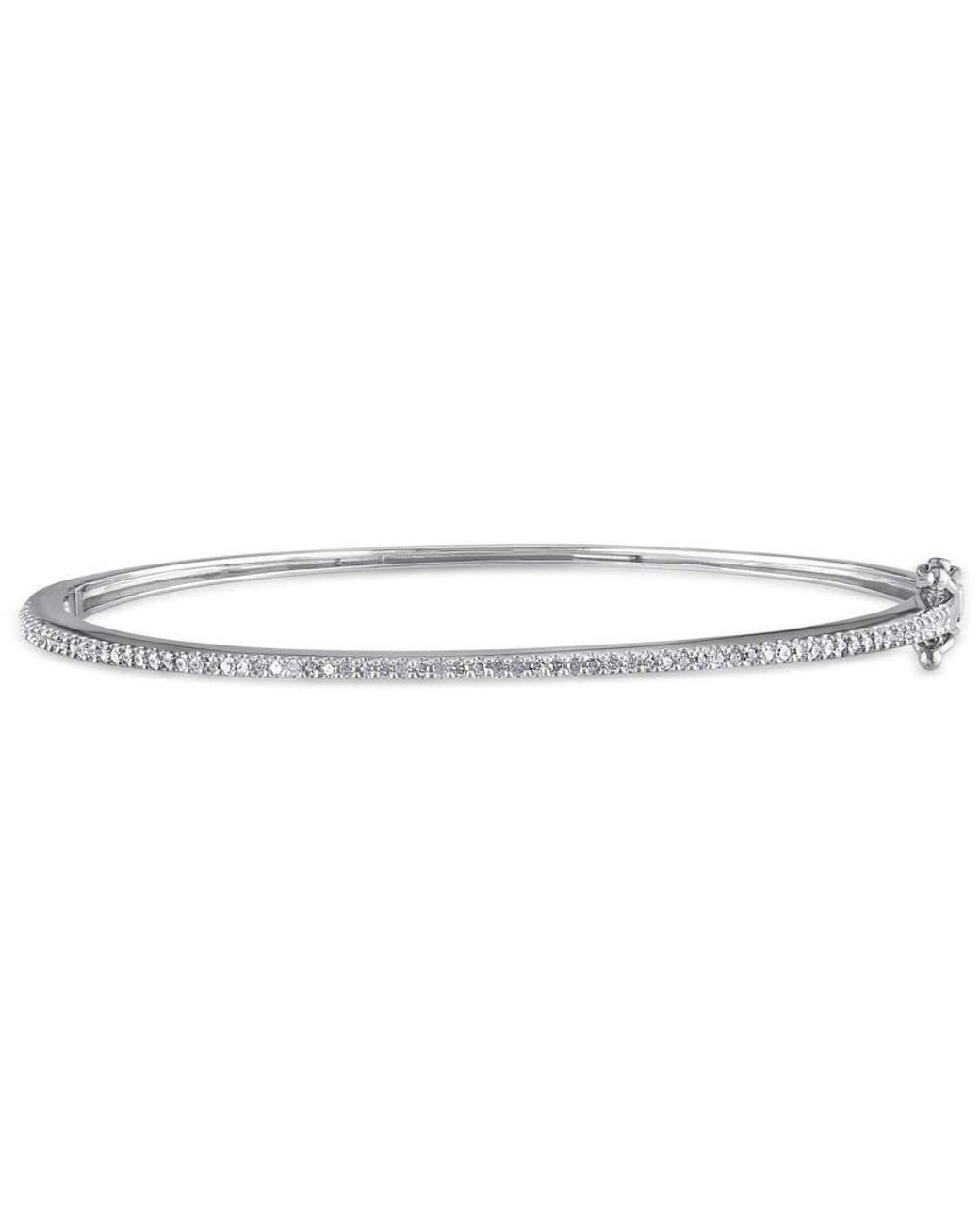 Amour Metallic 1/4 Ct Tw Diamond Bangle for men