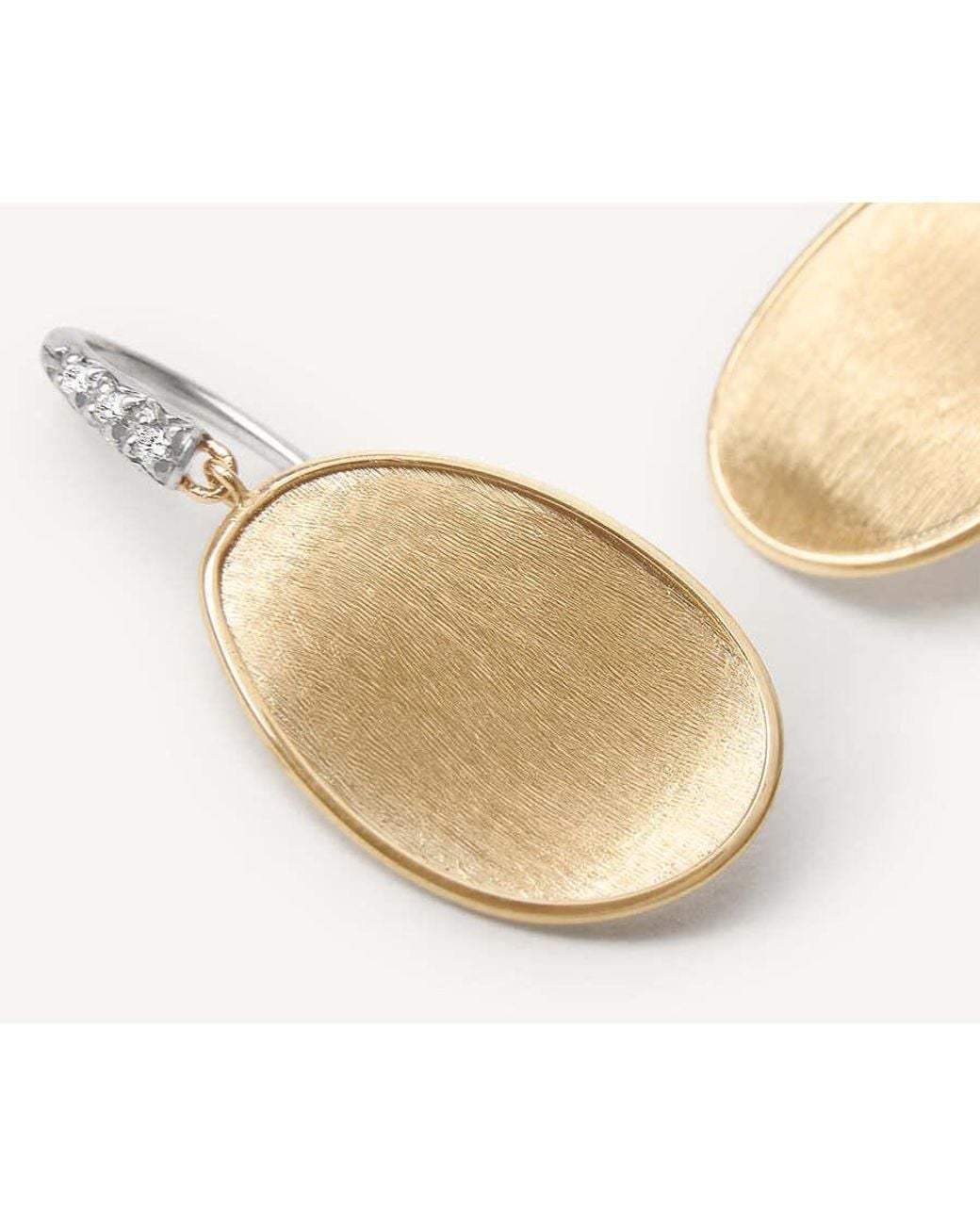 Marco Bicego Natural Diamond-Studded Earrings, Small 18K Ob1342-A_B_Yw_Q6 for men