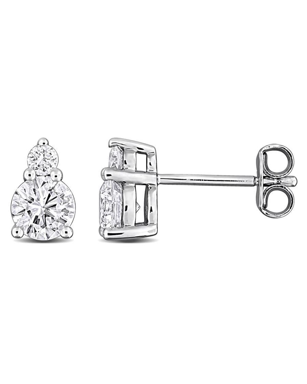 Created Forever Metallic 1 Ct Lab Grown Diamond Tw Fashion Post Earrings for men