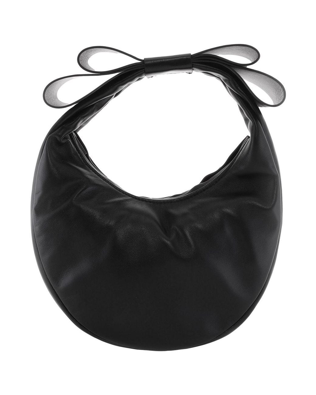 Mach & Mach Black Cadeau Leather Mini Bag