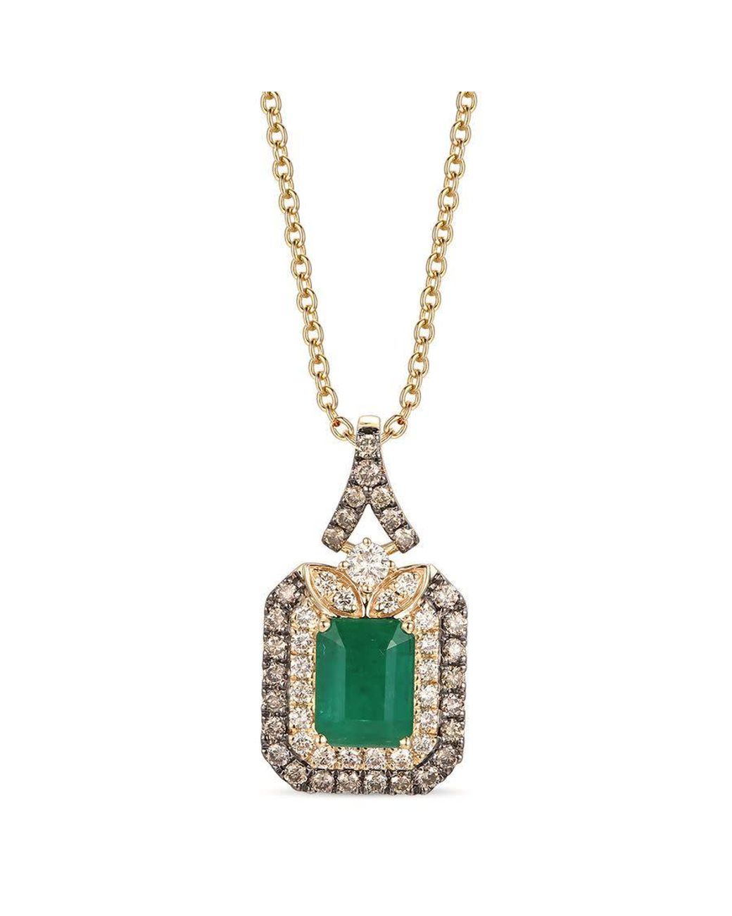 Le Vian Metallic Ladies Emerald Necklaces Set for men