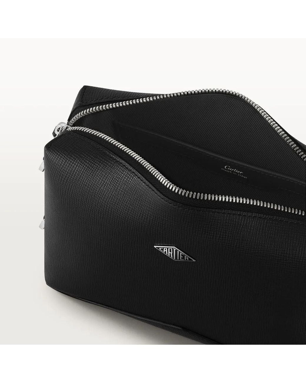 Cartier Lozange Calfskin Crossbody Bag in Black for Men | Lyst UK