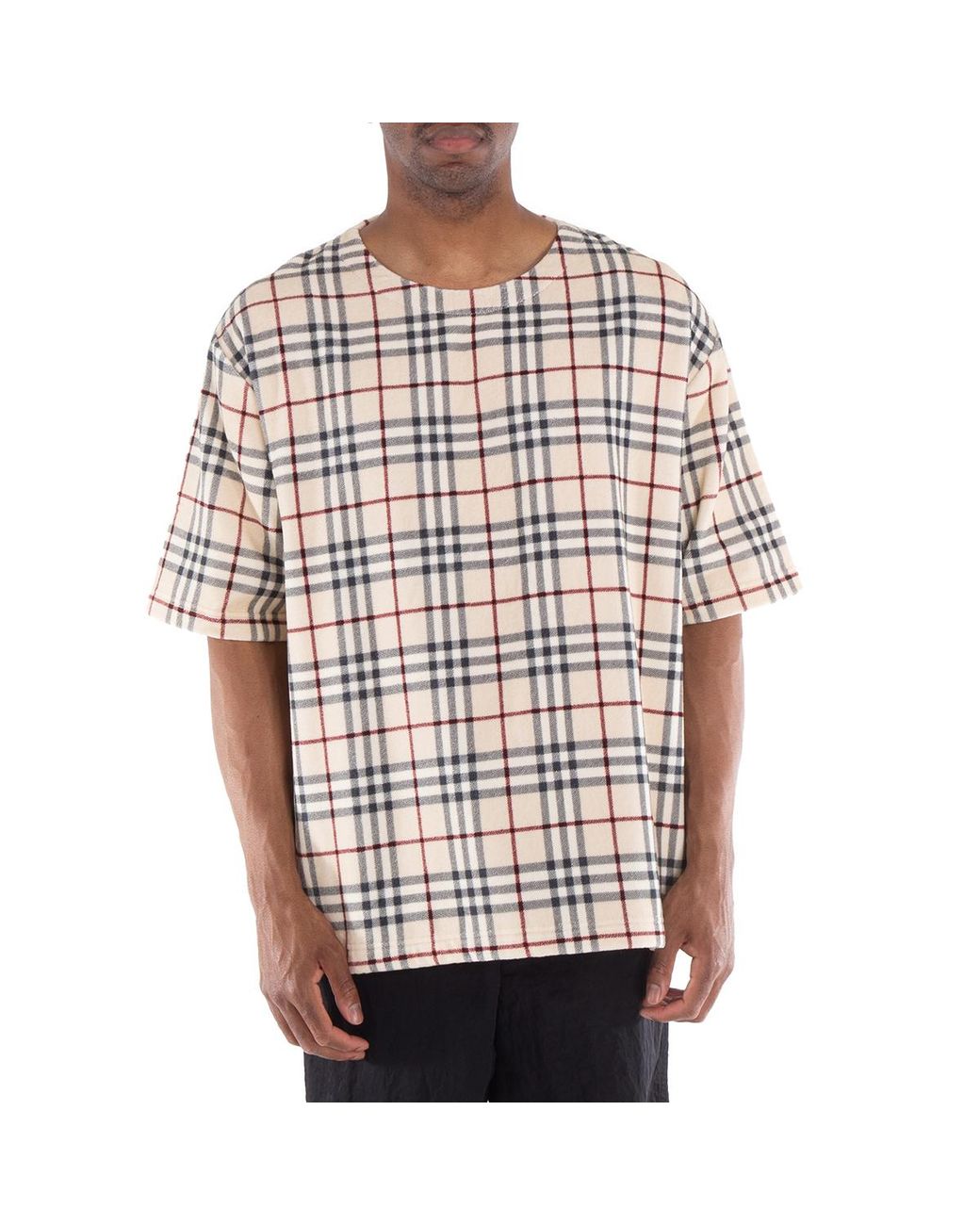 Burberry Natural Check Willesden T-Shirt, Size X-Small (Youth for men