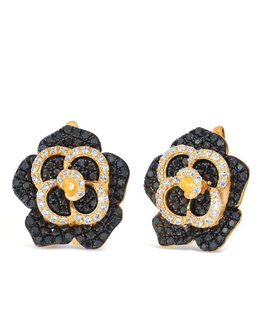 Le Vian Yellow Ladies Flower Earrings Set for men