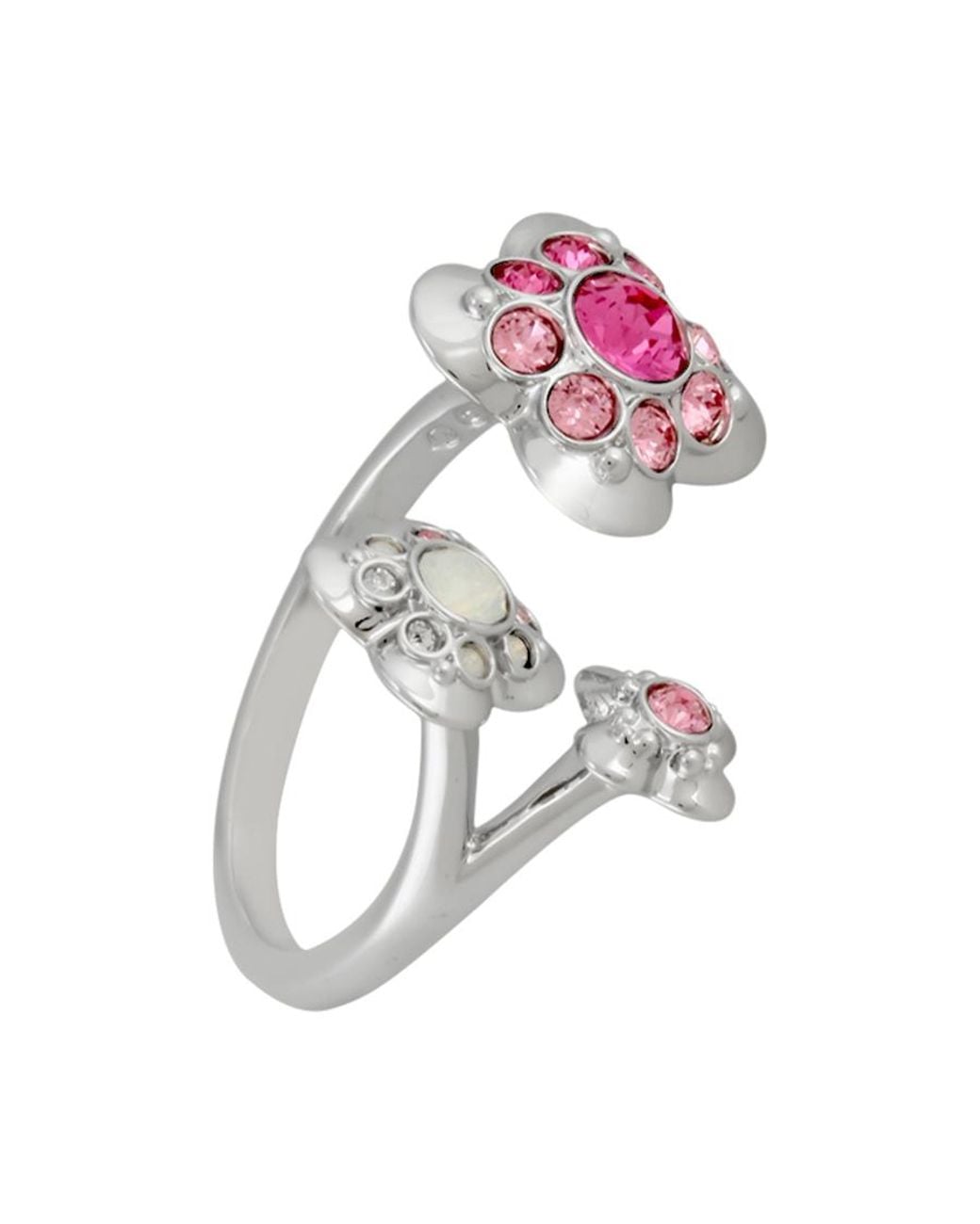 Swarovski Pink Cherie Open Ring for men