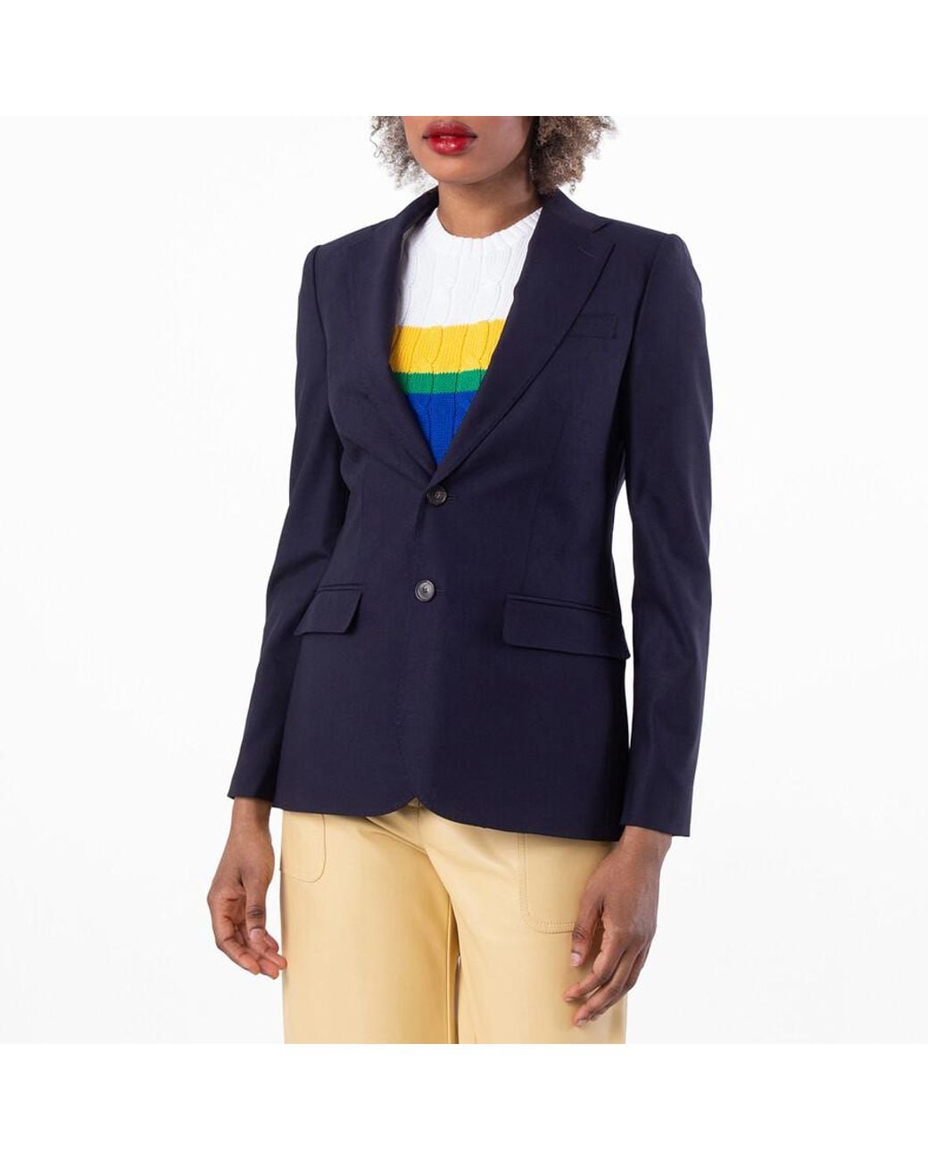 Polo Ralph Lauren Blue Slim Fit Blazer, Size 4