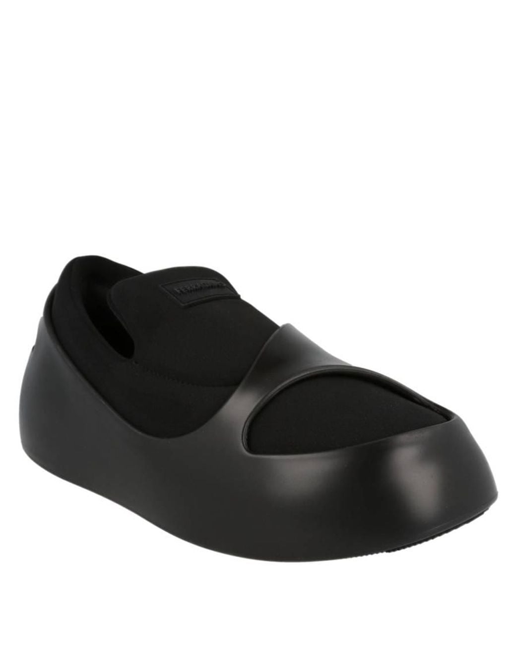 Ferragamo Black Lunar Hybrid Slip-On Sneakers