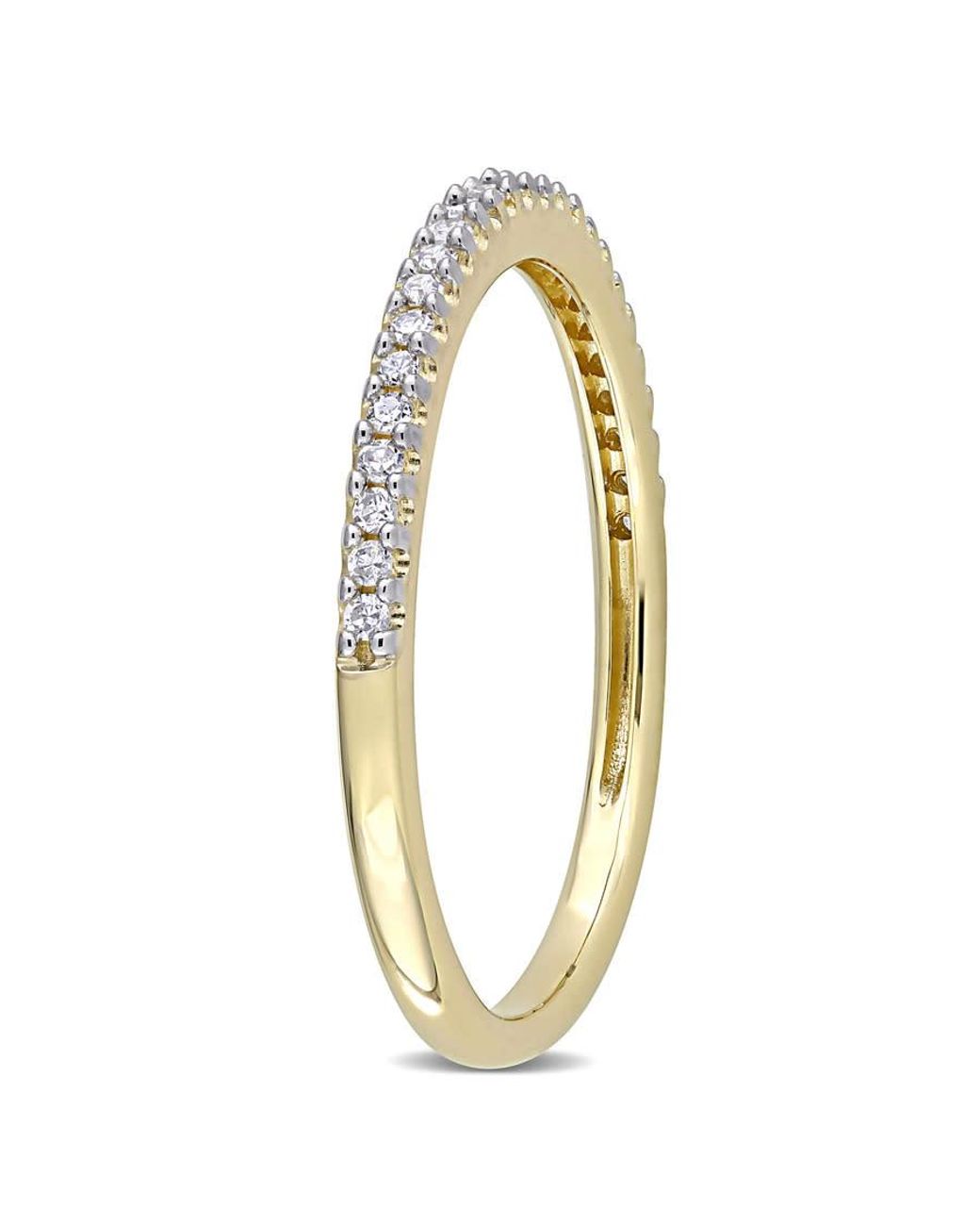 Amour Metallic 1/ Ct Tw Diamond Semi-Eternity Ring for men