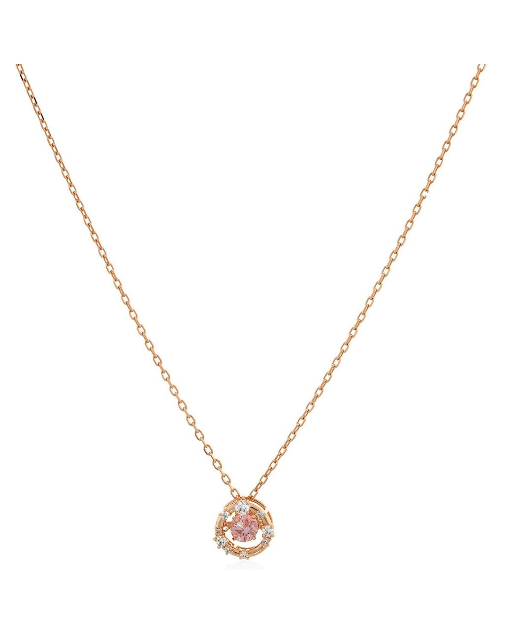 Swarovski Metallic Constella Dancing Stone Pendant Necklace for men