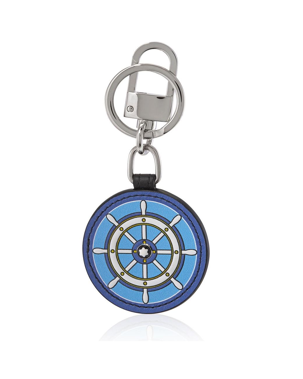 Montblanc Blue Meisterstuck Soft Grain Steering Wheel Key Fob