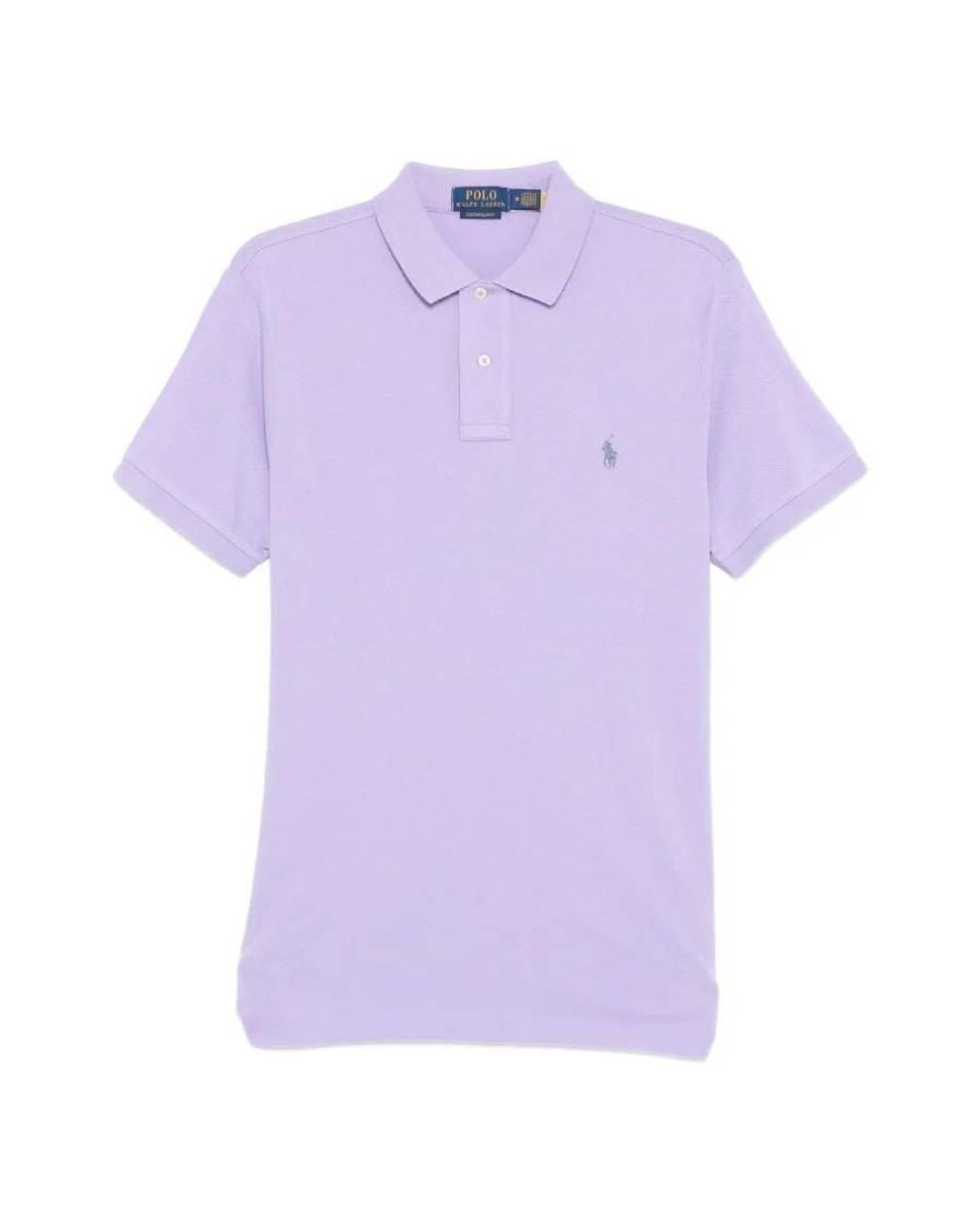 Polo Ralph Lauren Purple Custom Slim Fit Polo Shirt for men