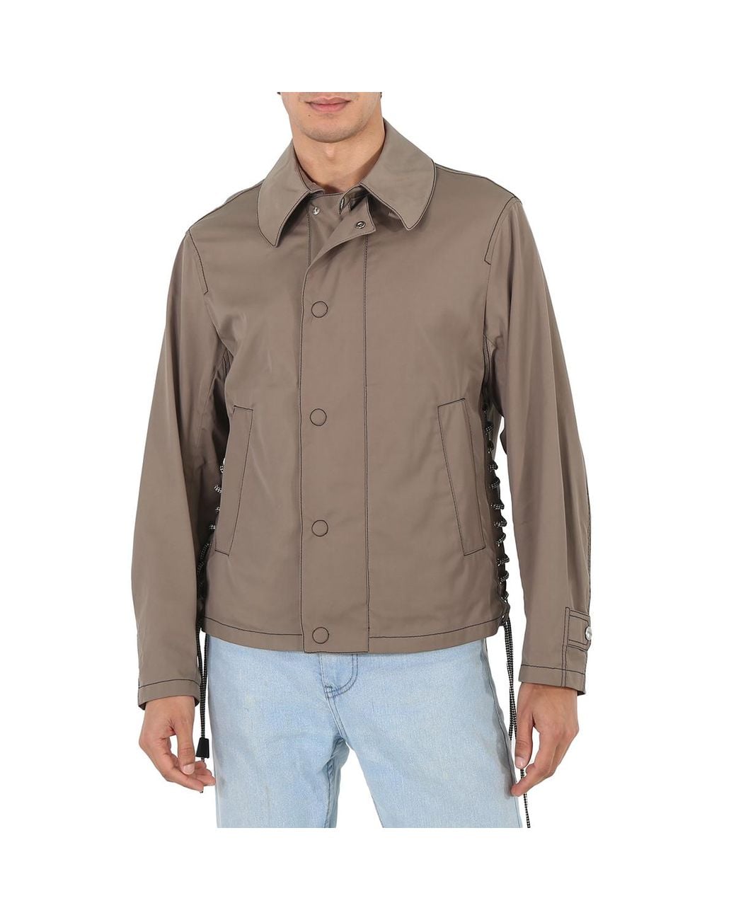 Roberto Cavalli Brown Khaki Gabardine Jacket, Brand Size 52 Us for men