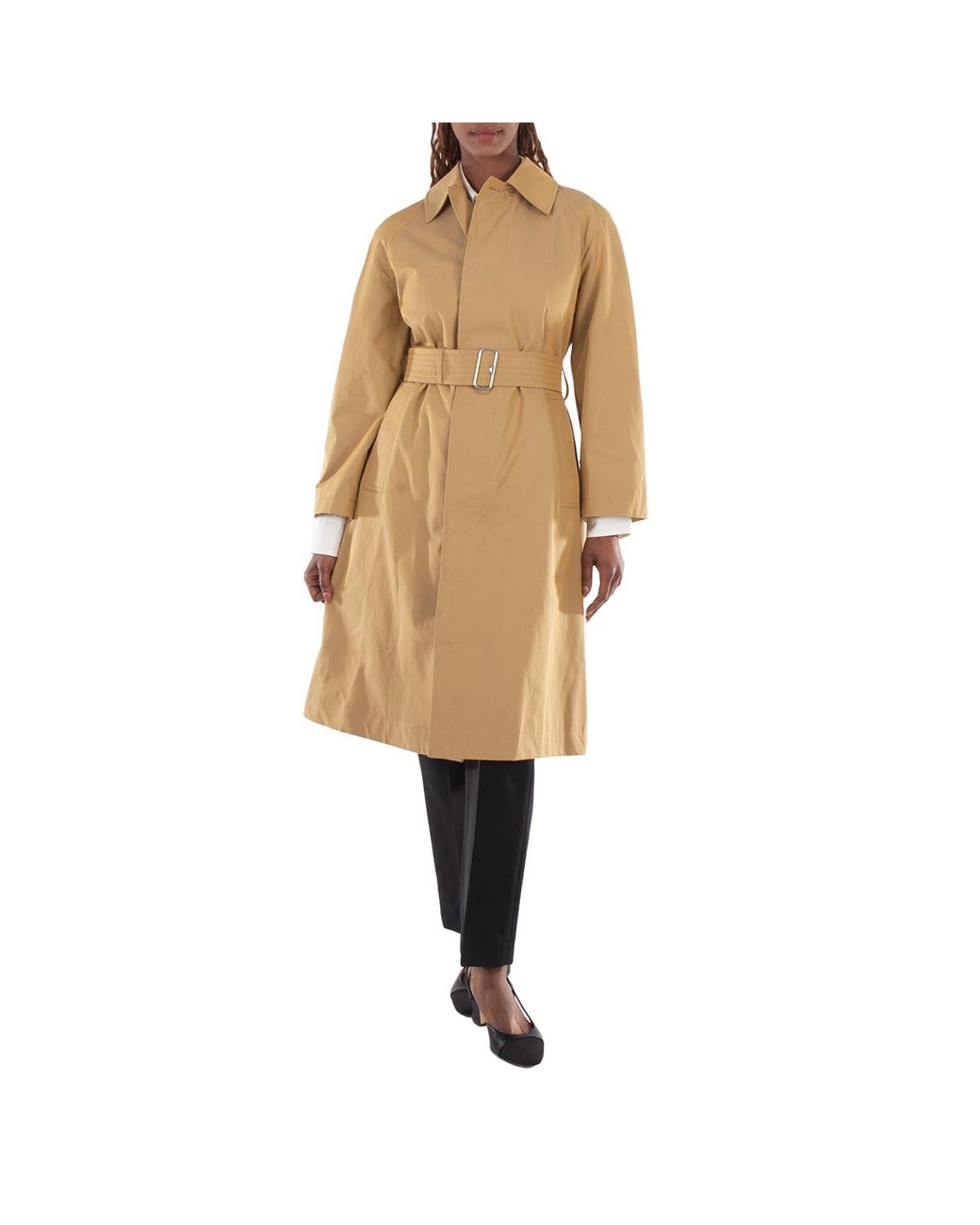 Burberry Natural Classic Collar Belted Waist Trench Coat, Brand Size 4 (Us for men