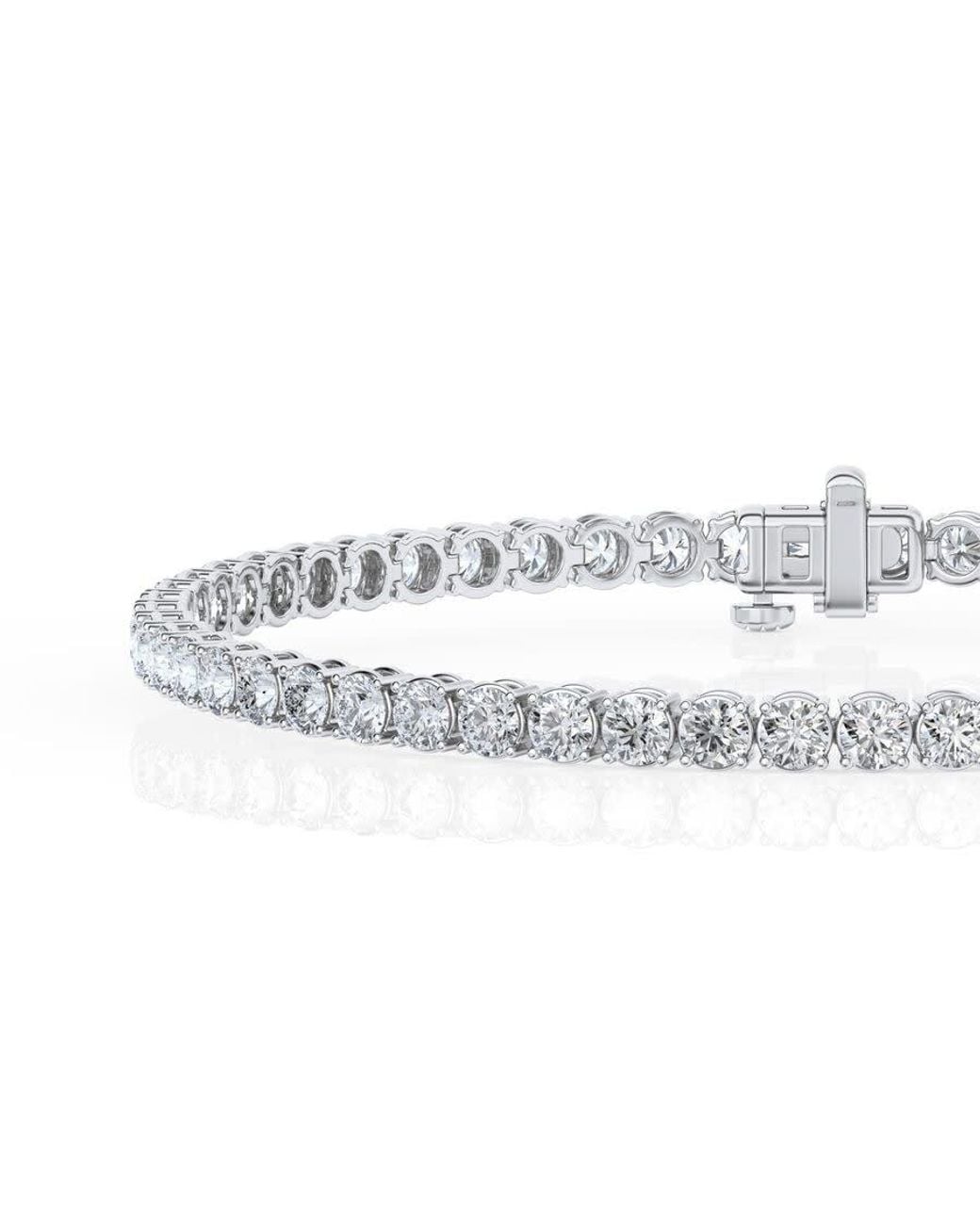 Brilliant Diamond White 8 Ctw Lab Grown Diamond Tennis Bracelet For for men