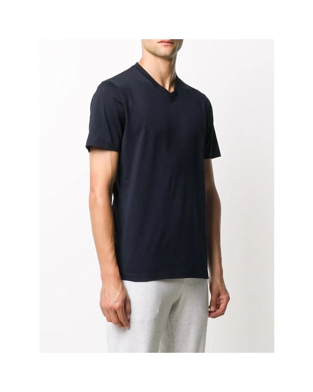 Brunello Cucinelli Blue Dark Slim Fit Shirt for men